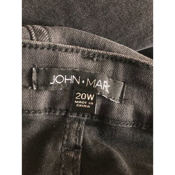 John Mark Women's 20W Wild Side Jeans in Charcoal NEW - Picture 5 of 8